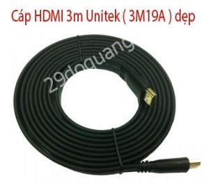 Cáp HDMI 3m Unitek ( 3M19A ) Loại dẹp