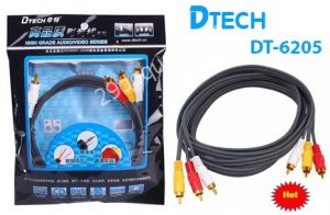 Dây loa AV 3-3 dài 1.5m Dtech DT-62065